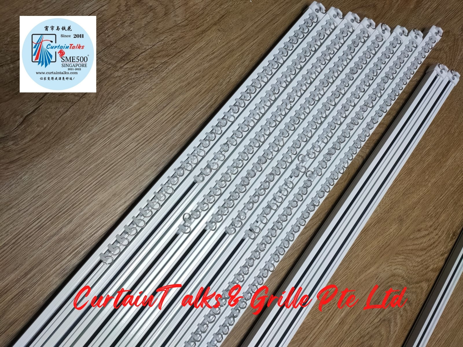 Singapore curtain railing track